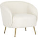 Clea Altro White Lounge Chair